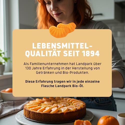 Landpark Ätherisches Bio-Öl Mandarine - Naturrein für Diebstelle - Glanziger Morgen.Bad Parkinson Ätherisches Bio-Öl Man